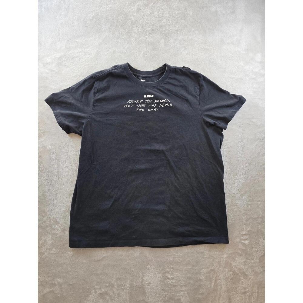 Lebron James T Shirt Mens  Black Broke The Record We Are Witnesses Read